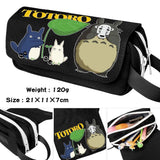 Totoro Pencil Case Student Waterproof Makeup Bag Portable Penbag