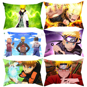 Naruto Anime Cushion Cover 50*30 Short Plush Pillowcase Decoration