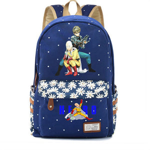 One Punch-Man Canvas Backpack Schoolbag Travel Laptop Bag