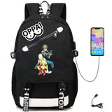 One Punch Man USB Oxford Backpack Schoolbag Teenger Rucksack