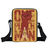 One Punch Woman Messenger Bag Saitama Genos Crossbody Bags Bookbag