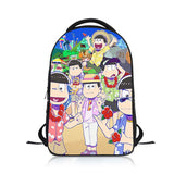 Osomatsu San Students Backpack School Bag Boys Girls Rucksack Kids Bookbag
