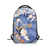 Osomatsu San Students Backpack School Bag Boys Girls Rucksack Kids Bookbag