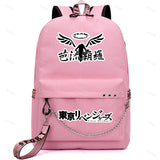 Anime Printing Backpack USB Charging Men Women Waterproof School Bag