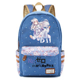 Anime Re:Life In A Different World From Zero Student Backpack