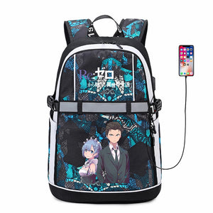 Re:Life In A Different World USB Backpack