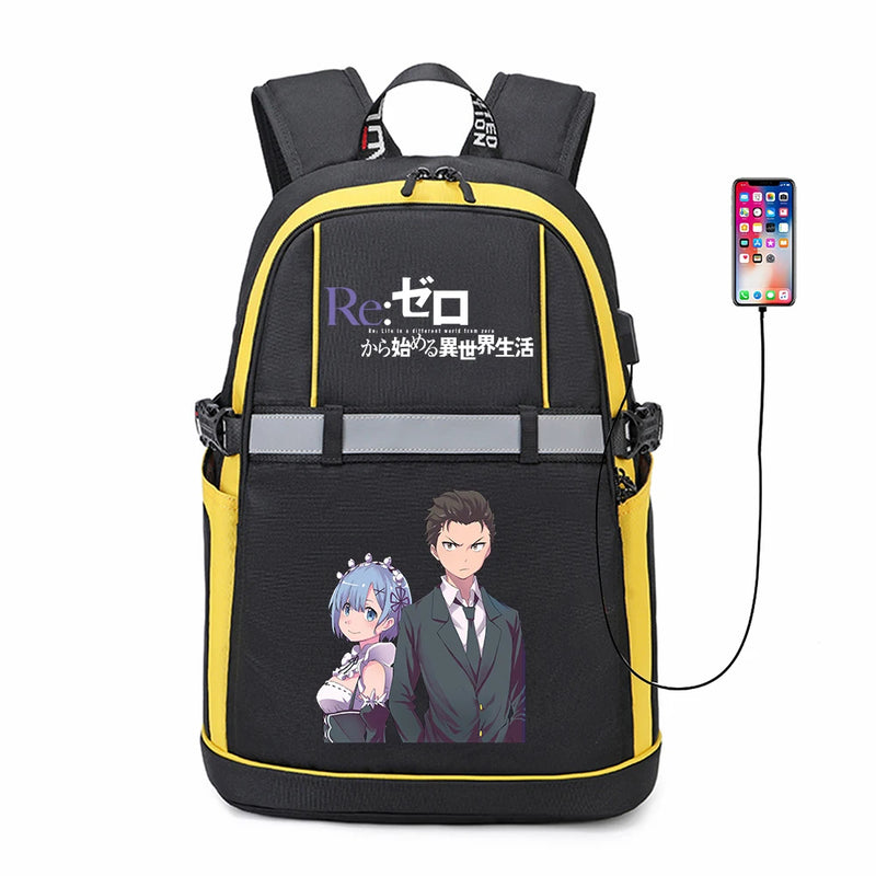 Re:Life In A Different World USB Backpack