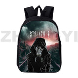Anime S.T.A.L.K.E.R. 2 Heart of 3D Print Backpacks Canvas School Bags