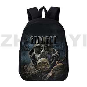 Anime S.T.A.L.K.E.R. 2 Heart of 3D Print Backpacks Canvas School Bags
