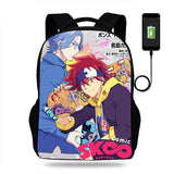 Anime SK8 The Infinity Backpack School Bag USB Charging Daily Travel Backpack