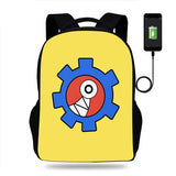 Anime SK8 The Infinity Backpack School Bag USB Charging Daily Travel Backpack