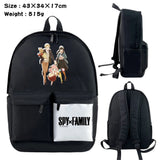 Anime SPY?FAMILY Nylon Backpack Casual Knapsack Cartoon Student Schoolbag