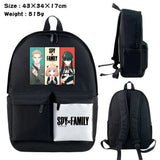 Anime SPY?FAMILY Nylon Backpack Casual Knapsack Cartoon Student Schoolbag
