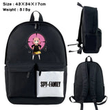 Anime SPY?FAMILY Nylon Backpack Casual Knapsack Cartoon Student Schoolbag