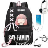 SPY x FAMILY Anya Forger School Backpack Women Student Shoulder Bag