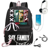 SPY x FAMILY Anya Forger School Backpack Women Student Shoulder Bag