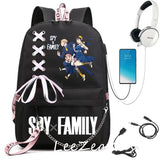 SPY x FAMILY Anya Forger School Backpack Women Student Shoulder Bag