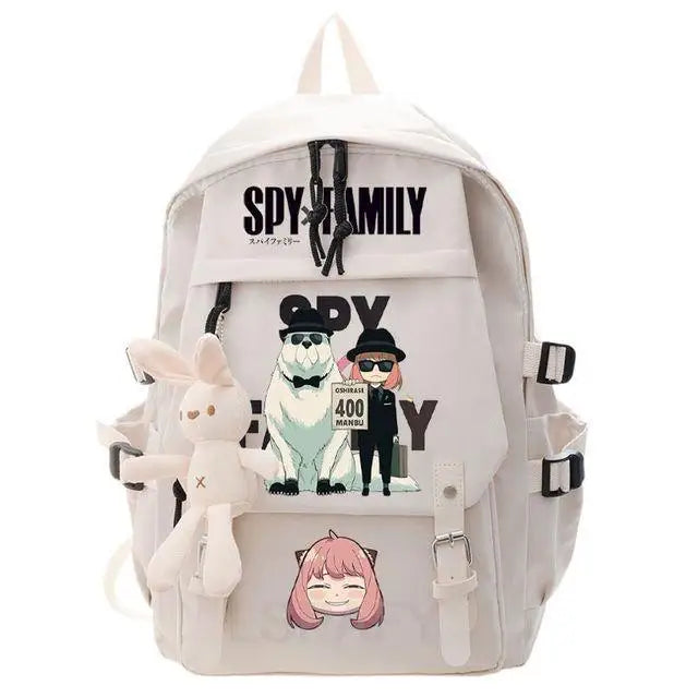 Anime SPY x FAMILY Anya Forger Backpack for Women Student School Shoulder Bag