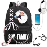 SPY x FAMILY Anya Forger School Backpack Women Student Shoulder Bag