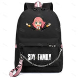 Anime SPY x FAMILY Backpack for School Girls Student Rucksack Usb Charging