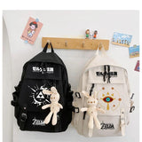 Anime School Backpack Bookbag Zelda-Link Rucksack Travel Shoulder Bags
