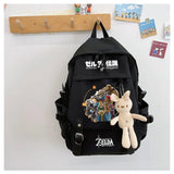 Anime School Backpack Bookbag Zelda-Link Rucksack Travel Shoulder Bags