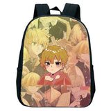 Demon Slayer Kimetsu No Yaiba Zenitsu Anime School Bag Cosplay Kids Backpack