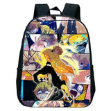 Demon Slayer Kimetsu No Yaiba Zenitsu Anime School Bag Cosplay Kids Backpack