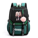 Anime School Bags Nylon Backpack Large Capacity Student School Bag Girls Travel