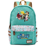 Anime 7 Deadly Sins Zip Backpack Student Schoolbag Cartoon Packsack