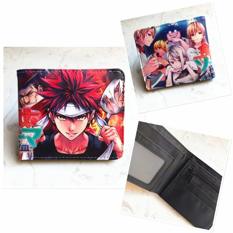 Shokugeki No Soma Wallet - Young Men and Women Short Wallets