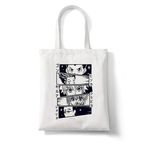 Hunter X Hunter Killua Zoldyck Shopping Bag Canvas Tote Large Capacity Handbag
