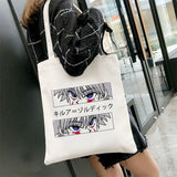 Hunter X Hunter Killua Zoldyck Shopping Bag Canvas Tote Large Capacity Handbag