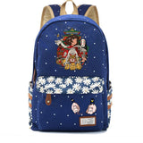 Anime Spirited Away Backpack Schoolbag Teen Student Travel Laptop Bag