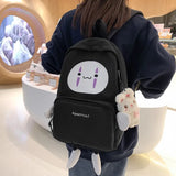 Spirited Away No Face Man Backpack School Book Bag Rucksack