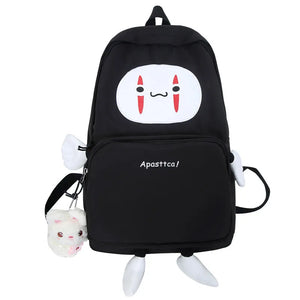 Spirited Away No Face Man Backpack School Book Bag Rucksack