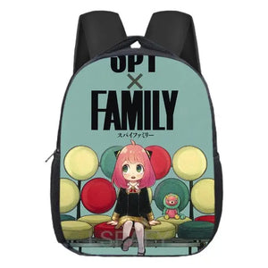 Anime Spy X Family Backpack Boys Girls School Bags Cartoon Anya Forger Bag