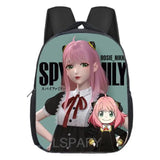 Anime Spy X Family Backpack Boys Girls School Bags Cartoon Anya Forger Bag