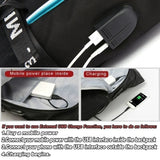 Anime Student Sports Bag School Bag Teenager USB Charging Backpack Laptop