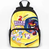 Anime Superzing Backpack Girls Boys Cartoon School Bag 16Inch Rucksack