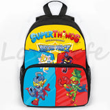 Anime Superzing Backpack Girls Boys Cartoon School Bag 16Inch Rucksack