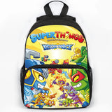 Anime Superzing Backpack Girls Boys Cartoon School Bag 16Inch Rucksack