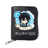 Vanitas Cosplay PU Leather Mini Zipper Wallet Students Purse