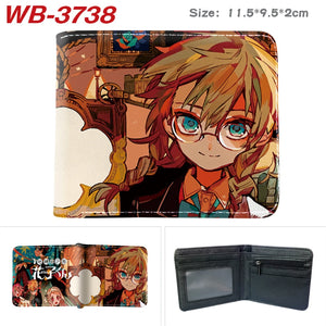 Anime Hanako-kun Pu Wallet Bifold Coin Pocket Card Teenager Boy Girl Casual