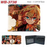 Anime Hanako-kun Pu Wallet Bifold Coin Pocket Card Teenager Boy Girl Casual