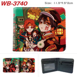 Anime Hanako-kun Pu Wallet Bifold Coin Pocket Card Teenager Boy Girl Casual