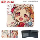 Anime Hanako-kun Pu Wallet Bifold Coin Pocket Card Teenager Boy Girl Casual