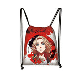 Anime Tokyo Avenger Printed Backpack - Cartoon Leisure Storage Bag