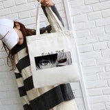 Gothic Style Tokyo Ghoul Canvas Bag - Large Capacity Women's Bag