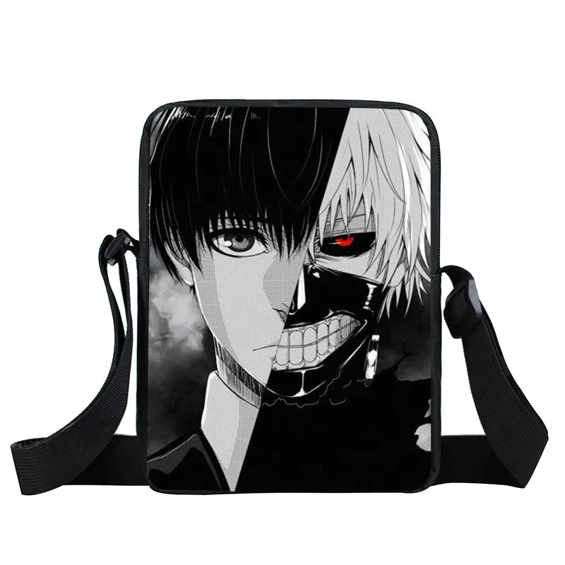 Tokyo Ghoul Shoulder Bag Crossbody Handbag Versatile Student Messenger